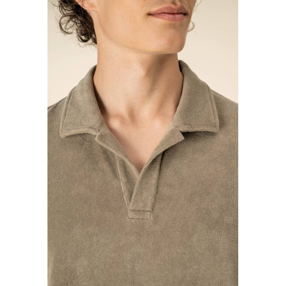 Polo écoresponsable en éponge homme