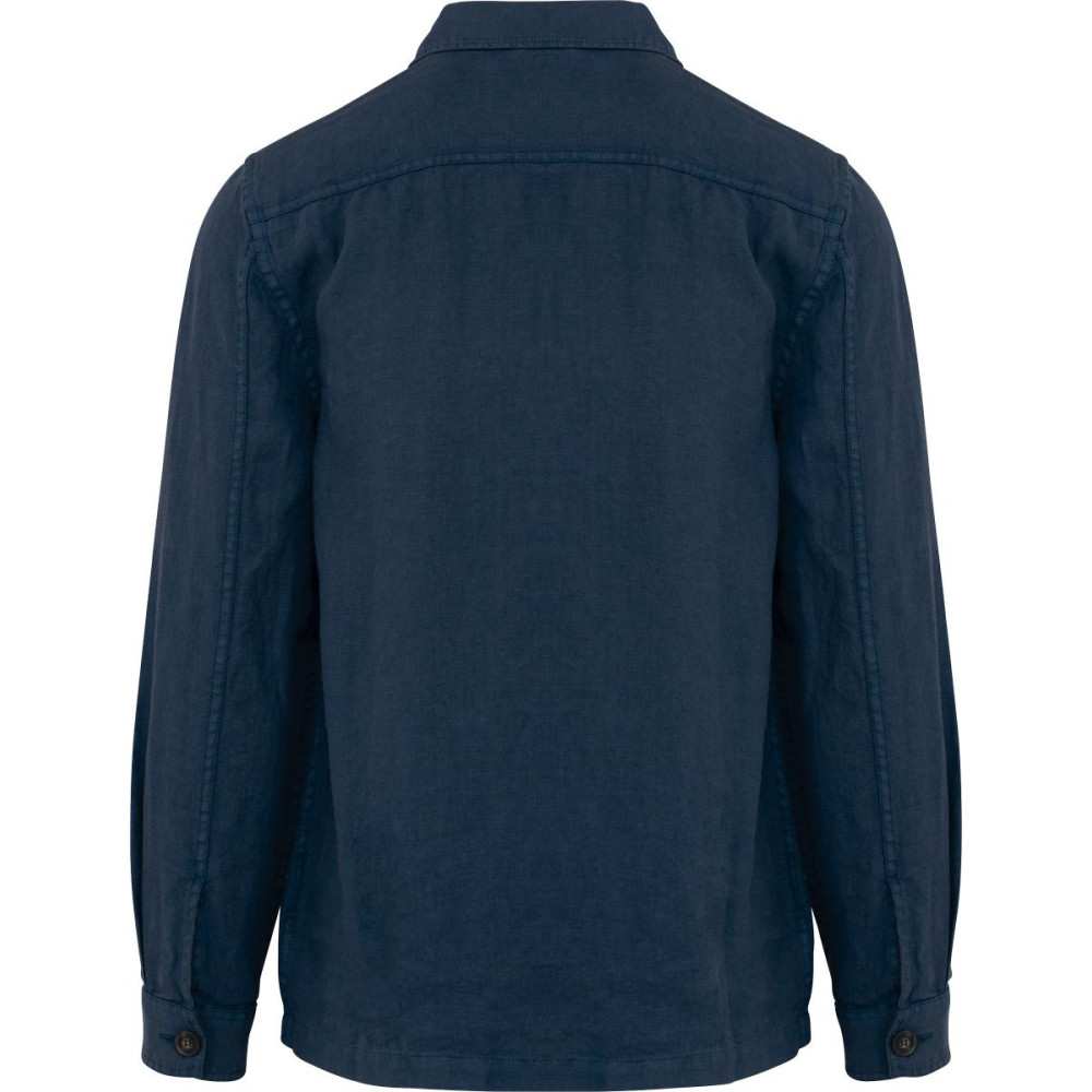 Surchemise délavée en lin homme
