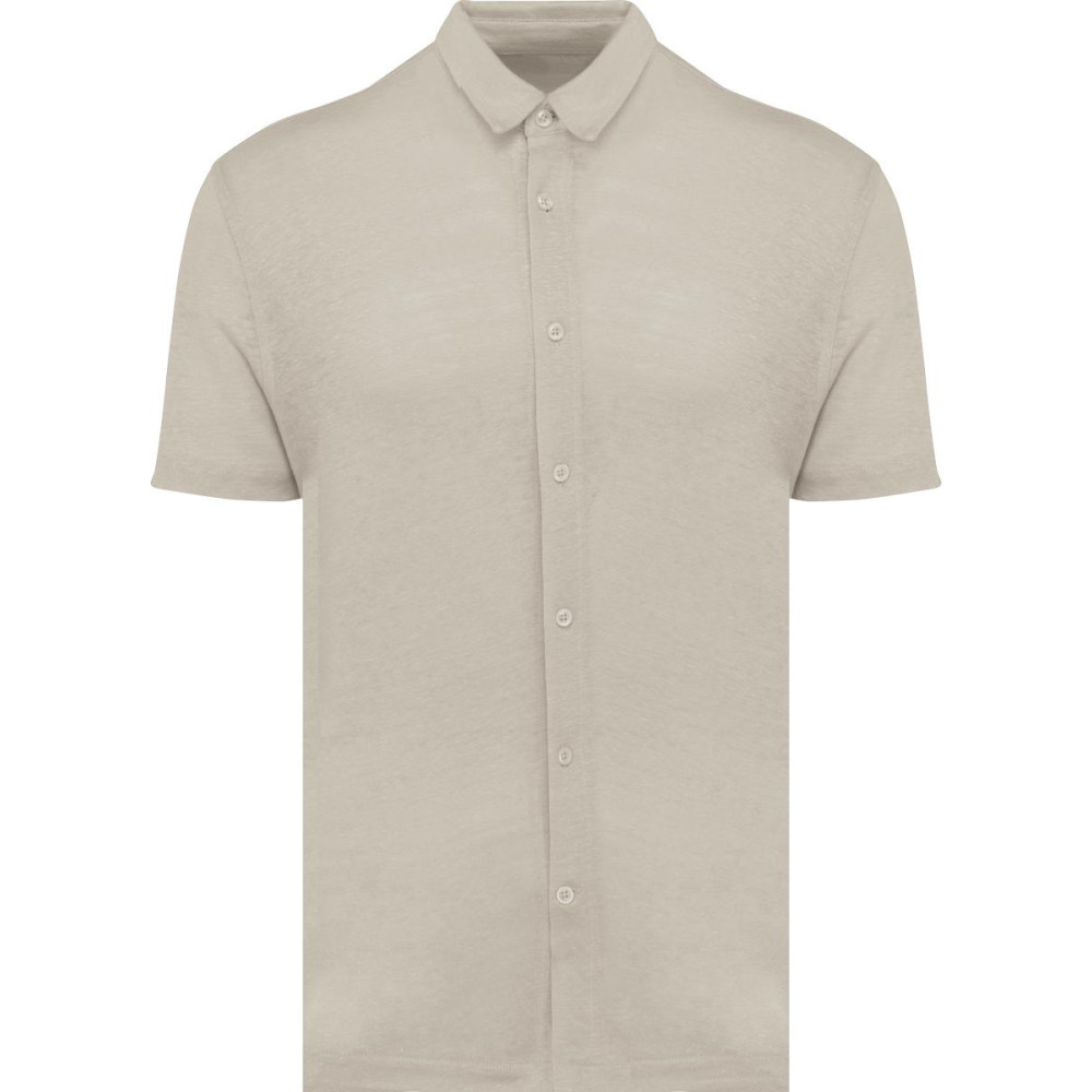 Chemise à manches courtes en lin homme