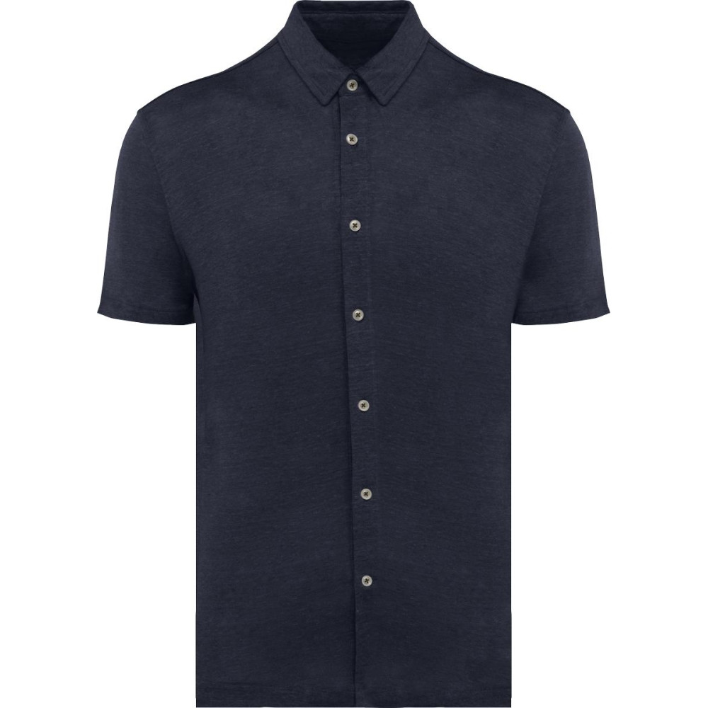 Chemise à manches courtes en lin homme