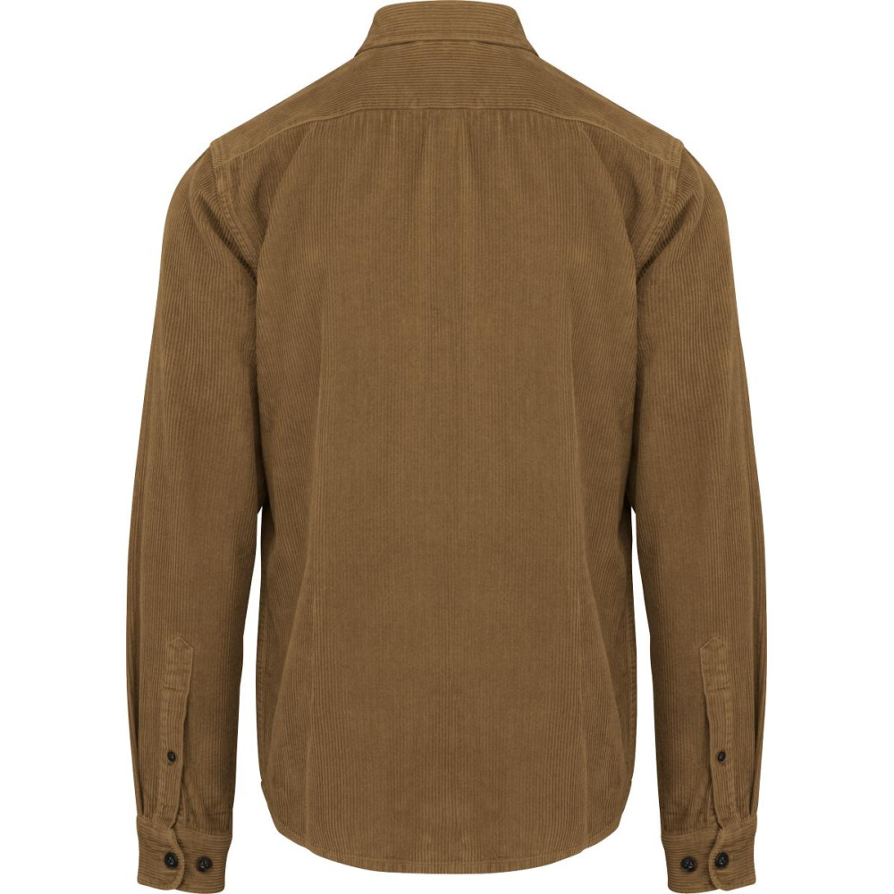 Surchemise écoresponsable délavée en velours cōtelé homme