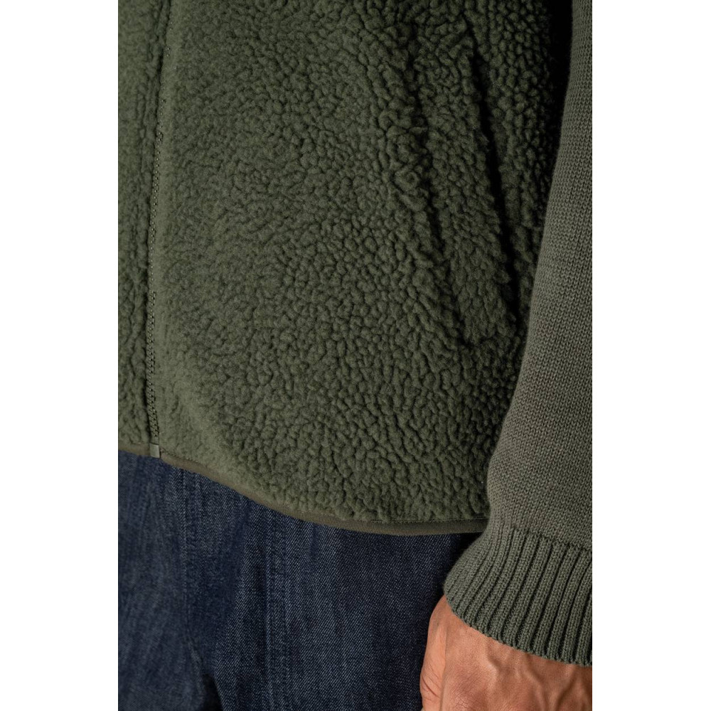 Veste sans manches en sherpa homme