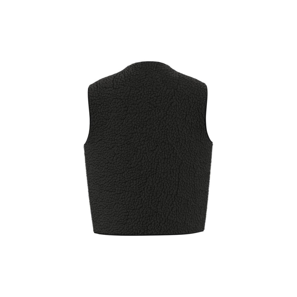 Veste sans manches en sherpa femme