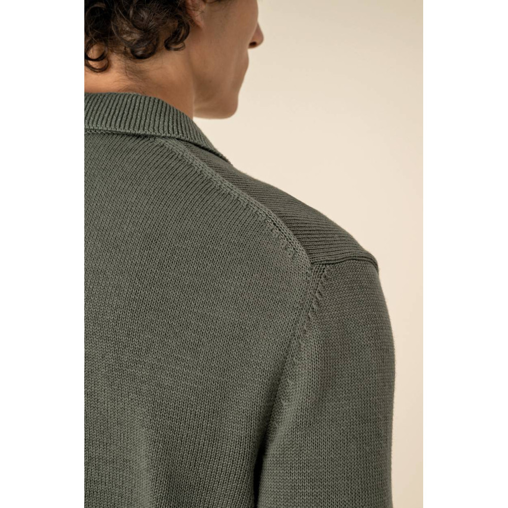 Pull homme à col polo