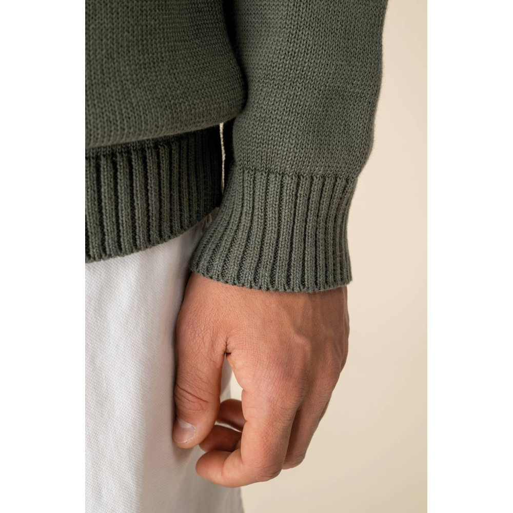 Pull homme à col polo