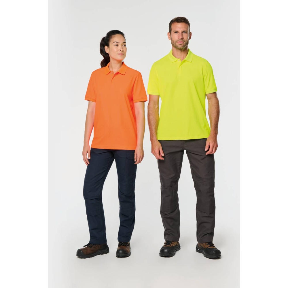 Polo unisexe écoresponsable coton/polyester 