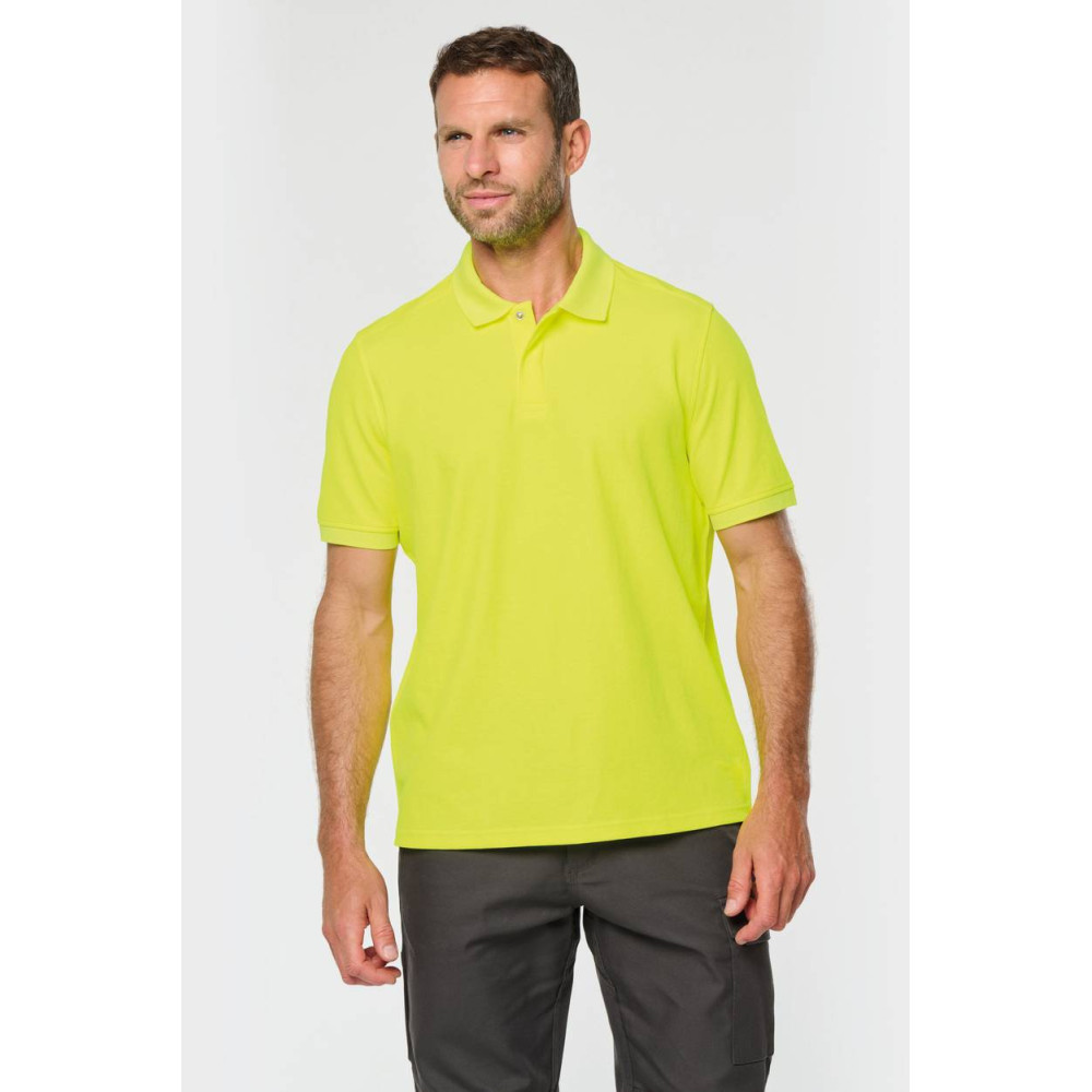 Polo unisexe écoresponsable coton/polyester 