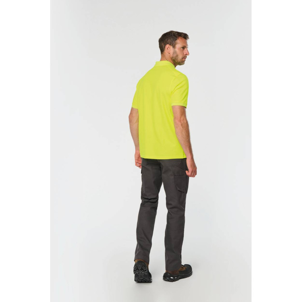 Polo unisexe écoresponsable coton/polyester 