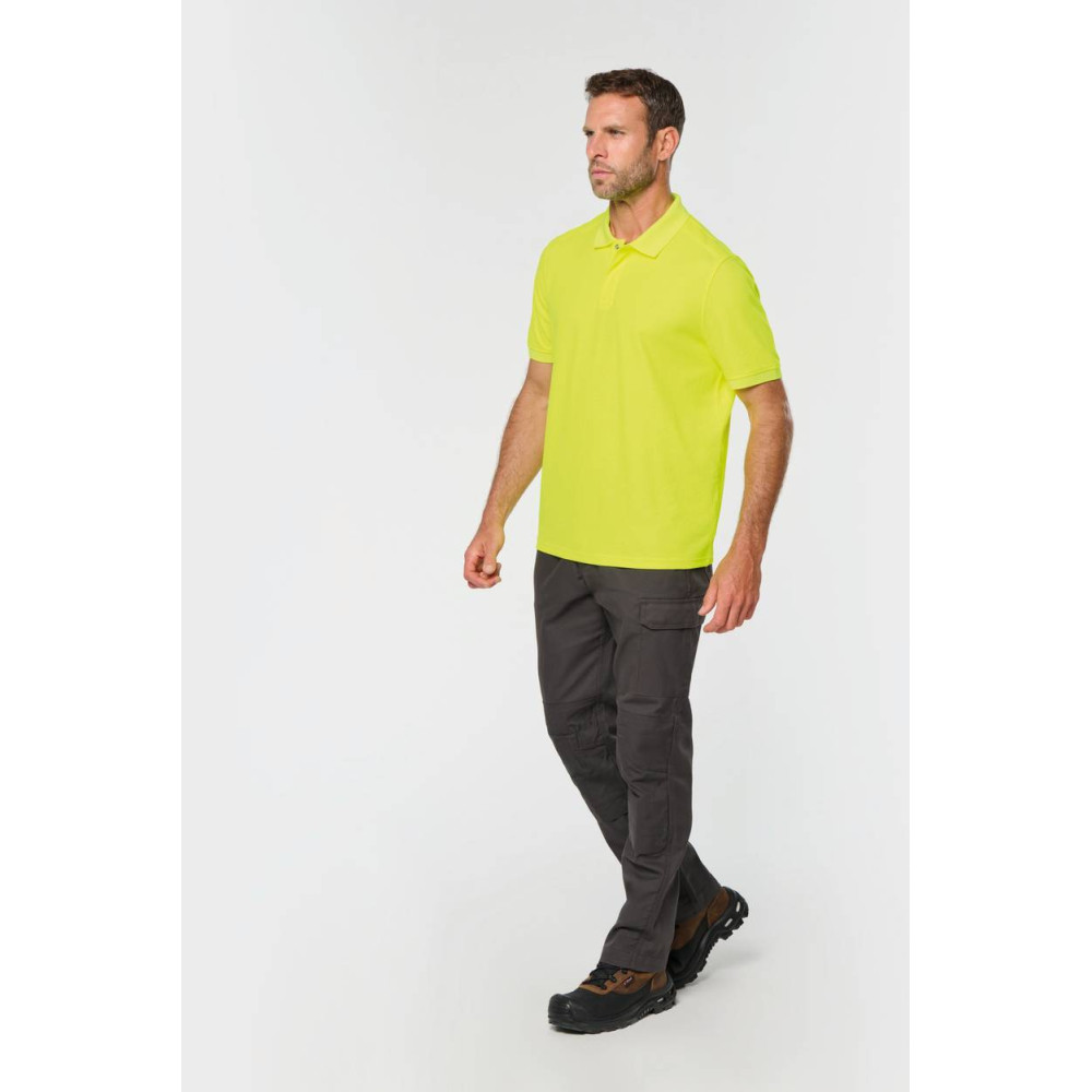 Polo unisexe écoresponsable coton/polyester 