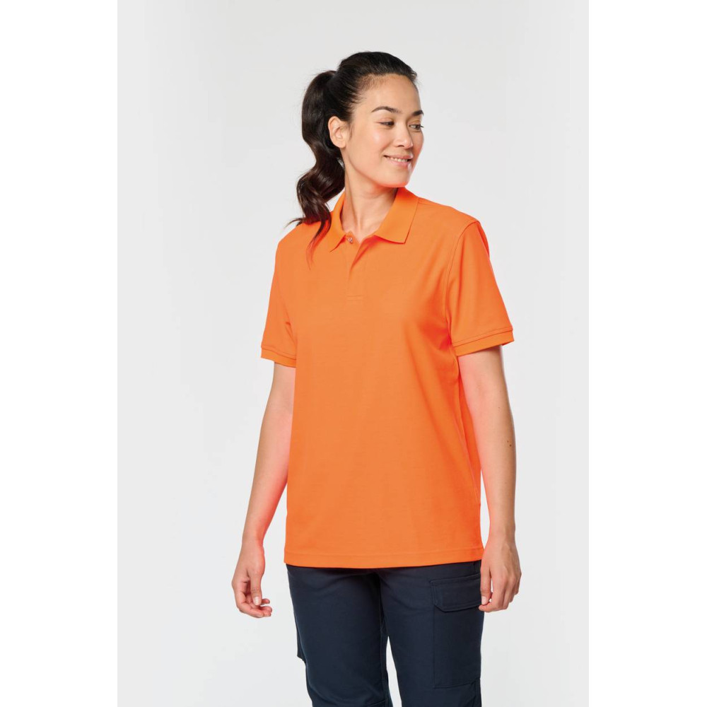 Polo unisexe écoresponsable coton/polyester 
