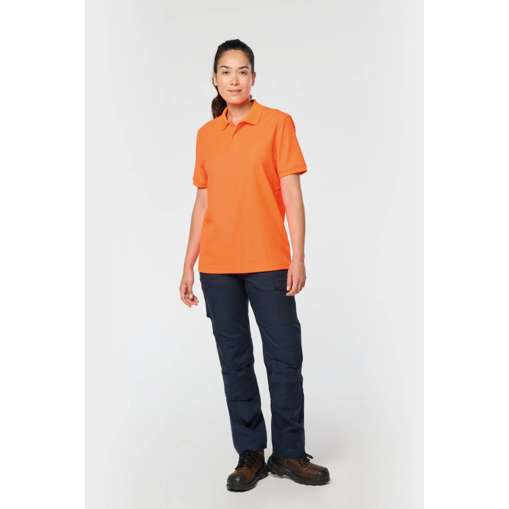 Polo unisexe écoresponsable coton/polyester 
