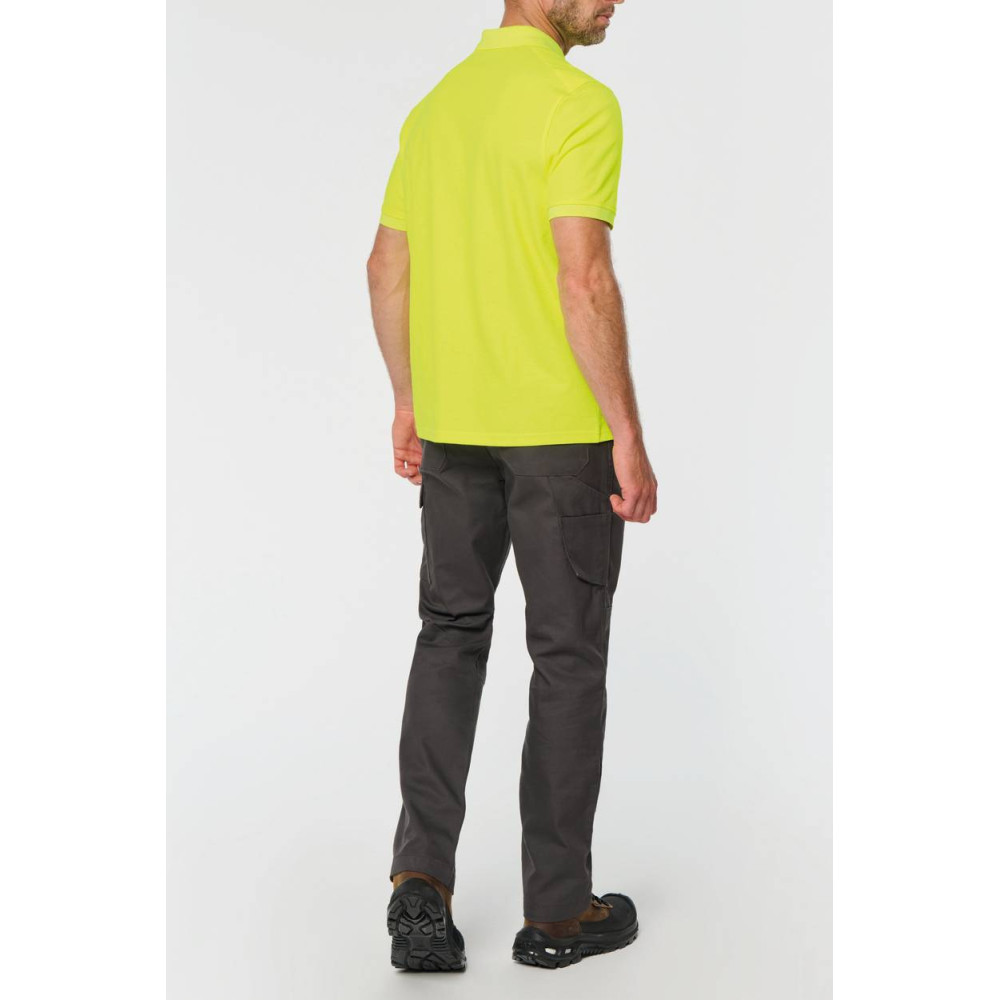 Polo unisexe écoresponsable coton/polyester 