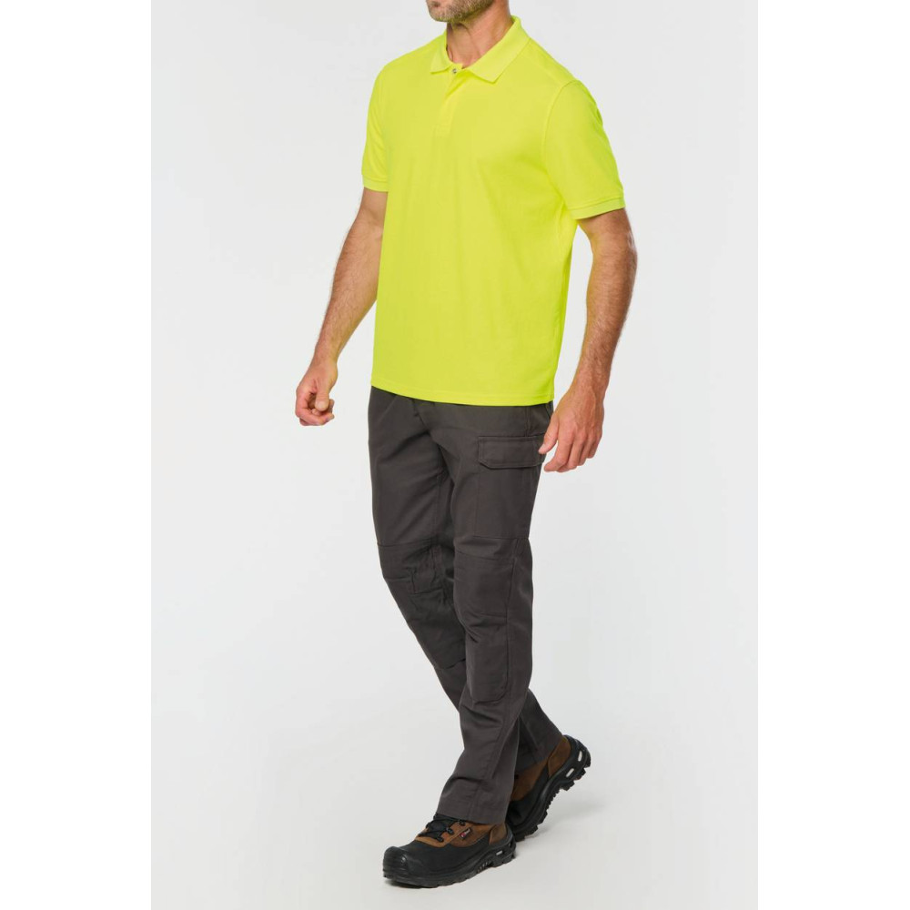 Polo unisexe écoresponsable coton/polyester 