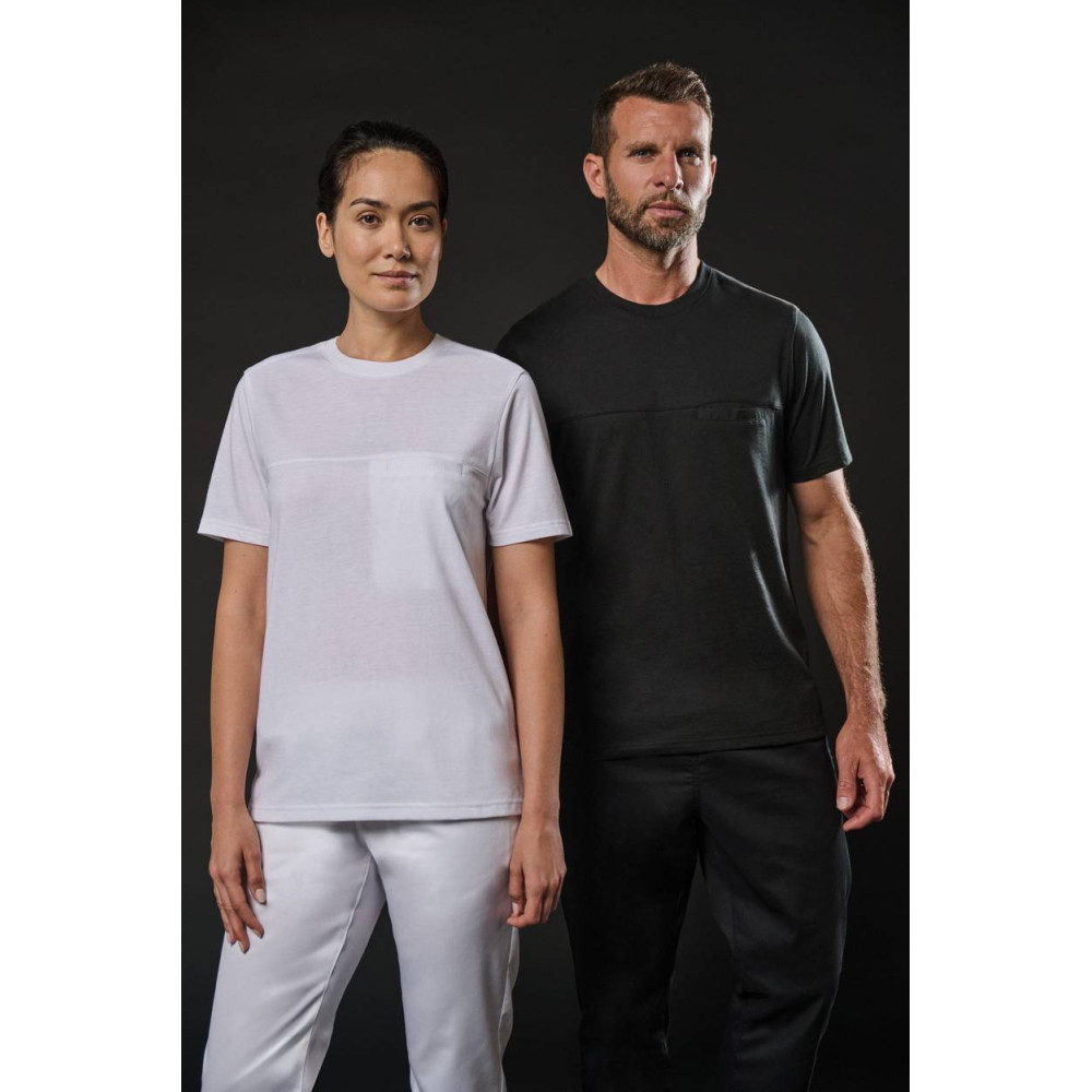 T-shirt de cuisine respirant unisexe 