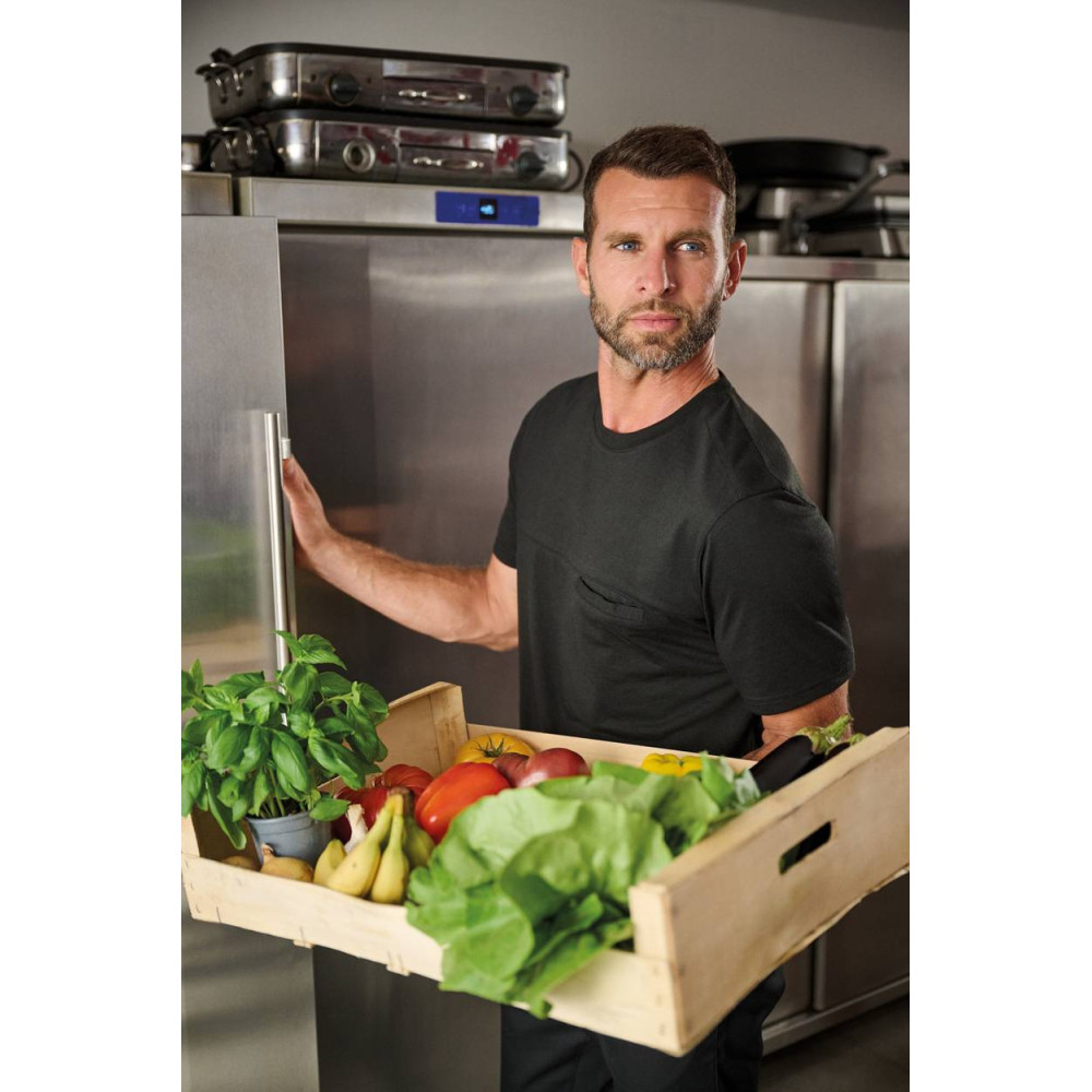 T-shirt de cuisine respirant unisexe 