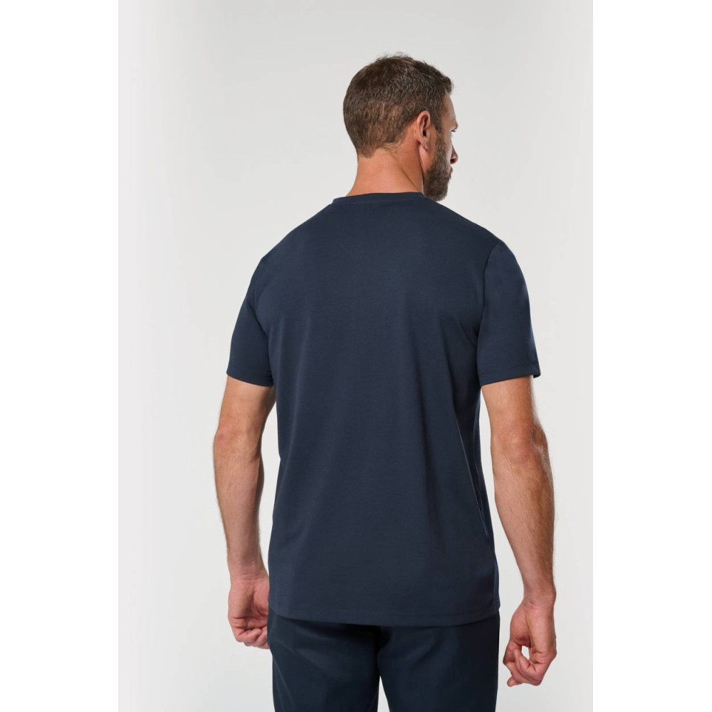 T-shirt écoresponsable col V antibactérien homme