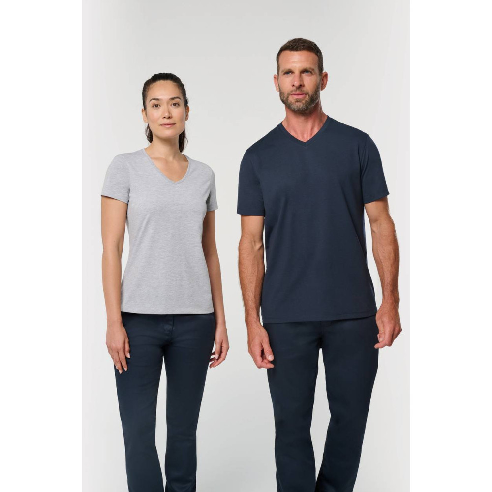 T-shirt écoresponsable col V antibactérien homme
