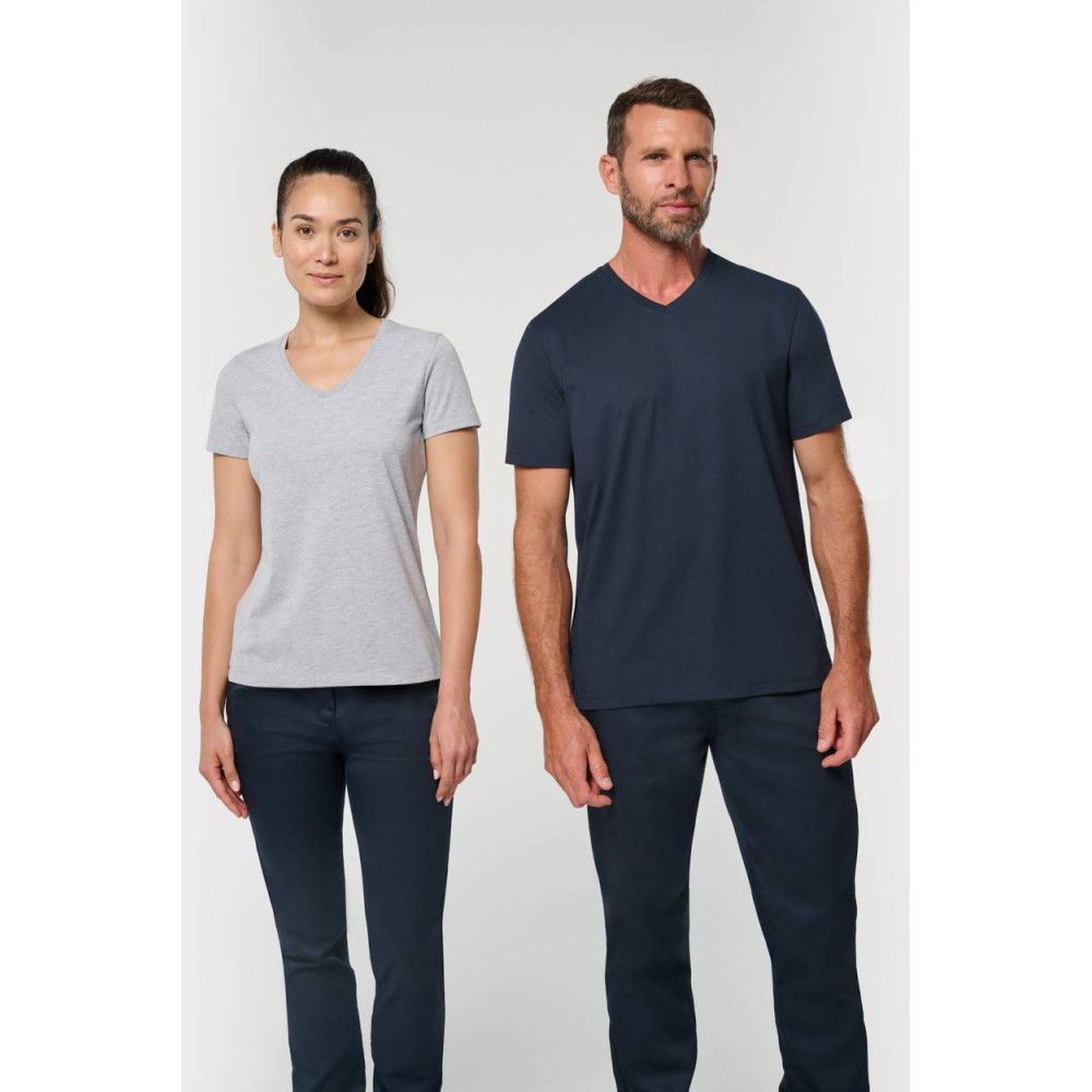 T-shirt écoresponsable col V antibactérien homme
