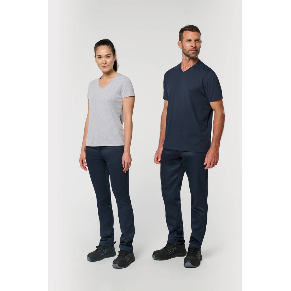 T-shirt écoresponsable col V antibactérien homme