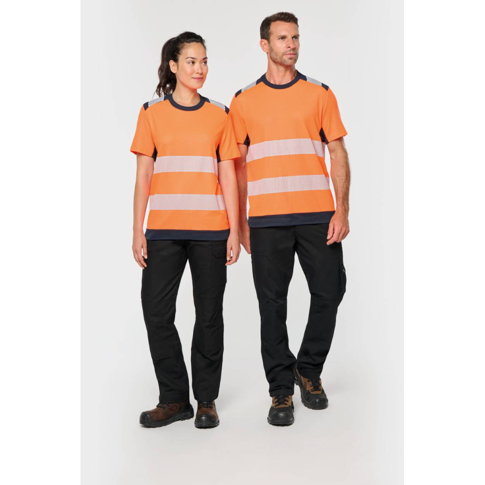 T-shirt de sécurité recyclé manches courtes unisexe