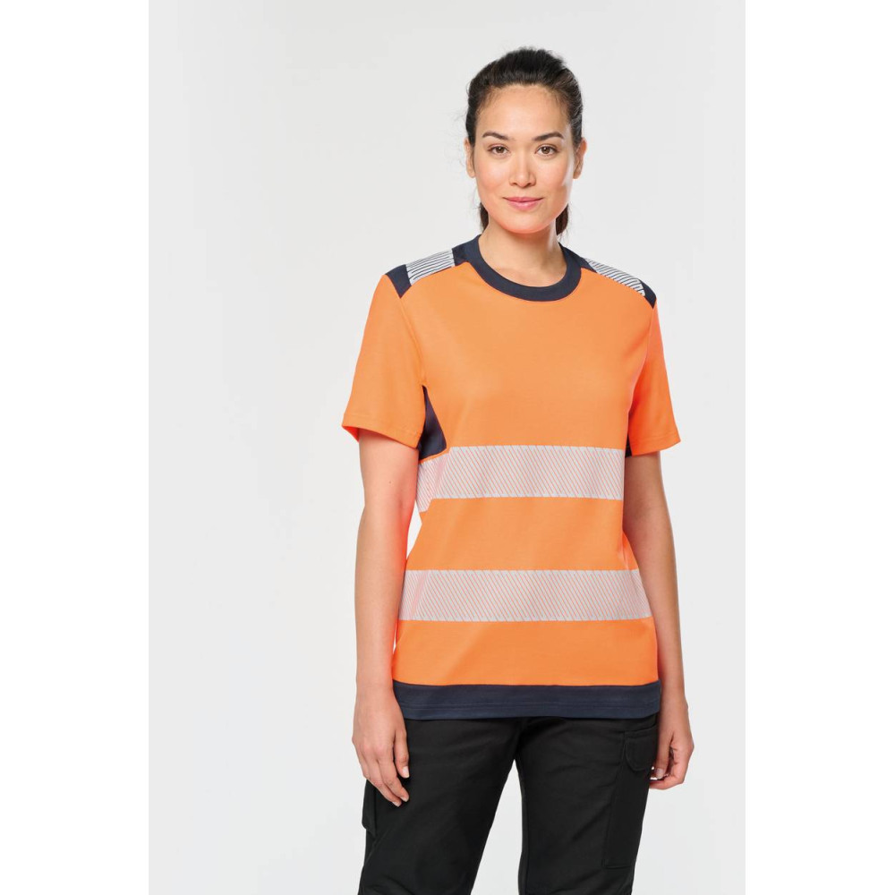 T-shirt de sécurité recyclé manches courtes unisexe