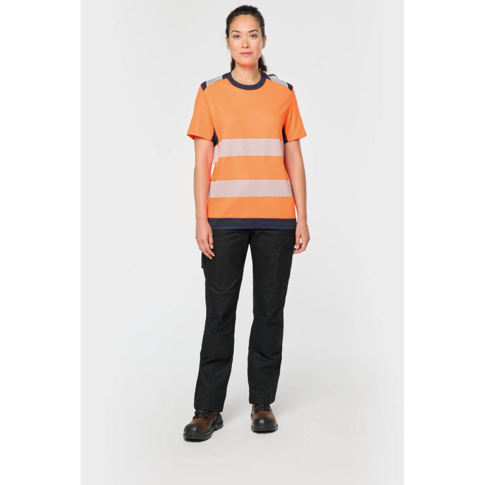 T-shirt de sécurité recyclé manches courtes unisexe