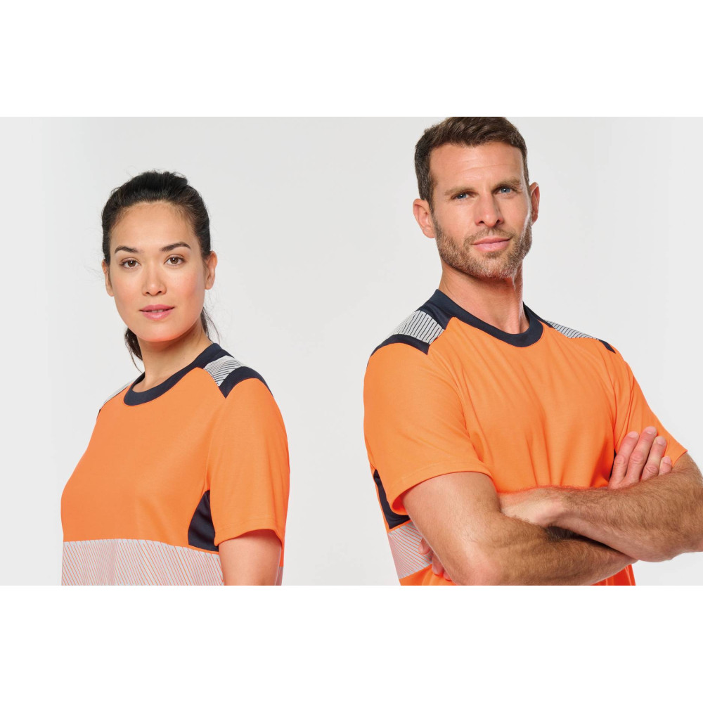 T-shirt de sécurité recyclé manches courtes unisexe
