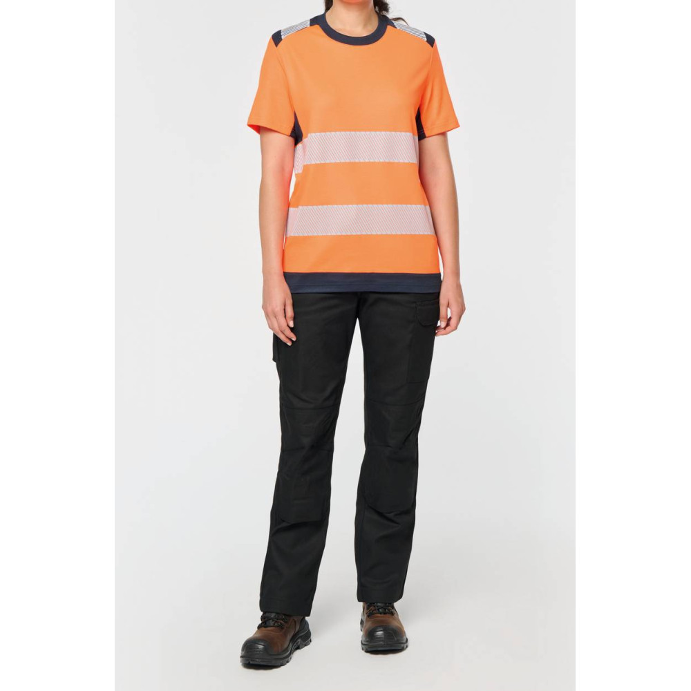 T-shirt de sécurité recyclé manches courtes unisexe