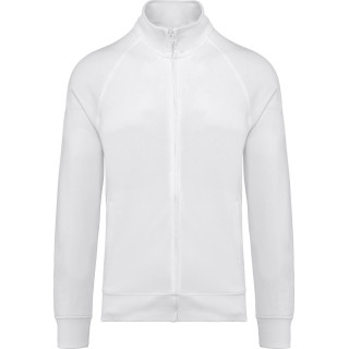Veste molleton coton manches raglan unisexe