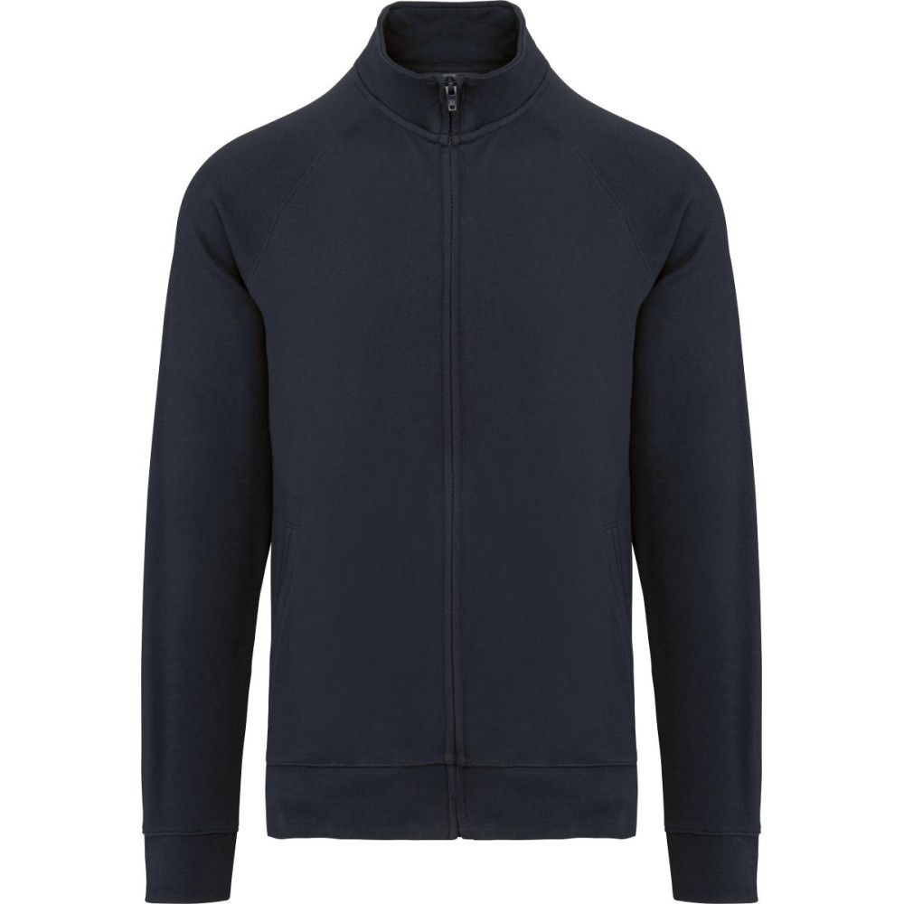 Veste molleton coton manches raglan unisexe