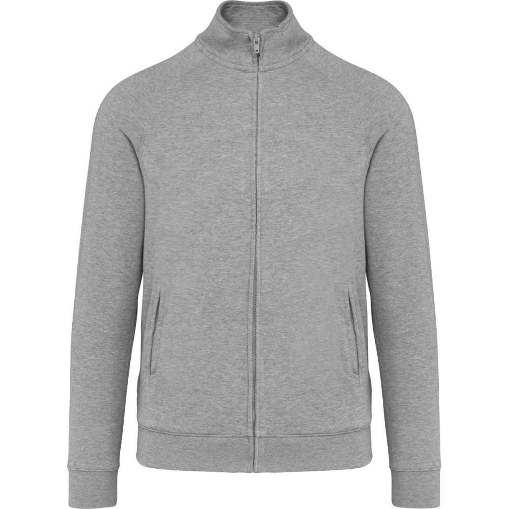 Veste molleton coton manches raglan unisexe