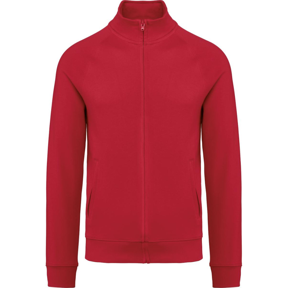 Veste molleton coton manches raglan unisexe
