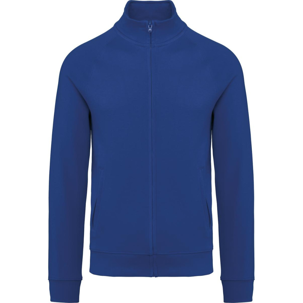 Veste molleton coton manches raglan unisexe