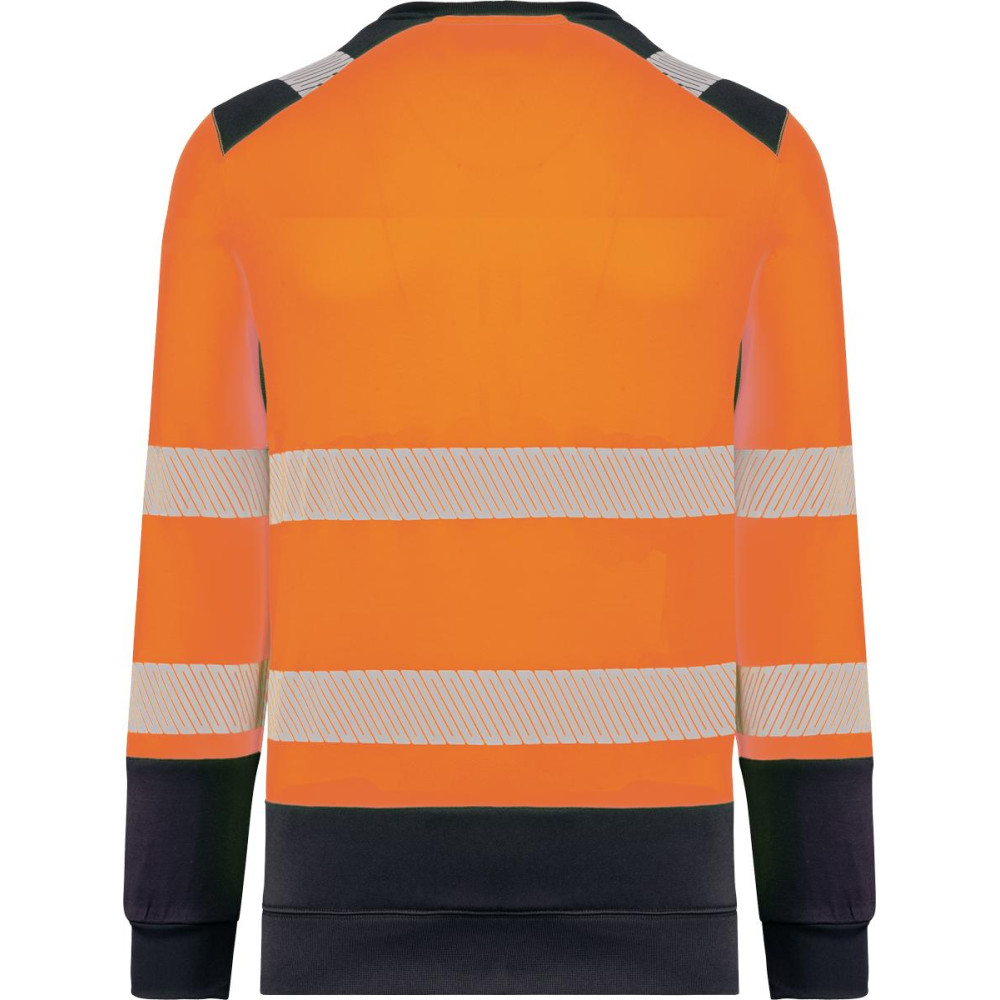 Sweat-shirt de sécurité recyclé col rond unisexe