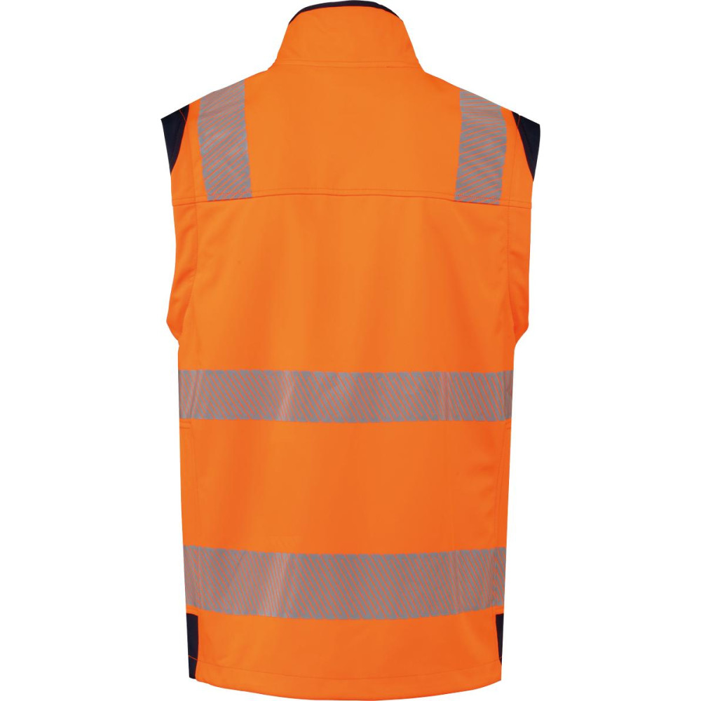 Veste softshell de sécurité recyclée avec manches détachables unisexe