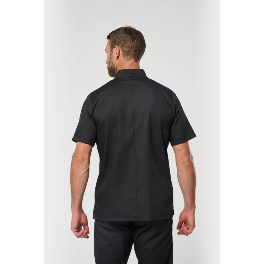 Veste de cuisine écoresponsable manches courtes unisexe