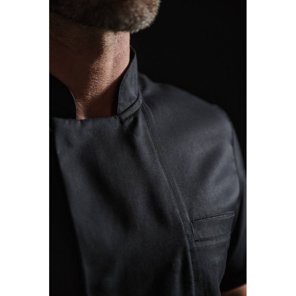 Veste de cuisine écoresponsable manches courtes unisexe