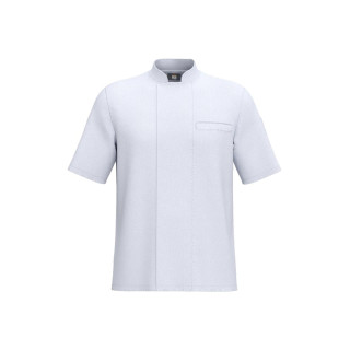 Veste de cuisine écoresponsable manches courtes unisexe