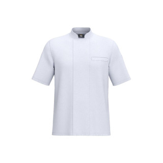 Veste de cuisine écoresponsable et respirante manches courtes unisexe