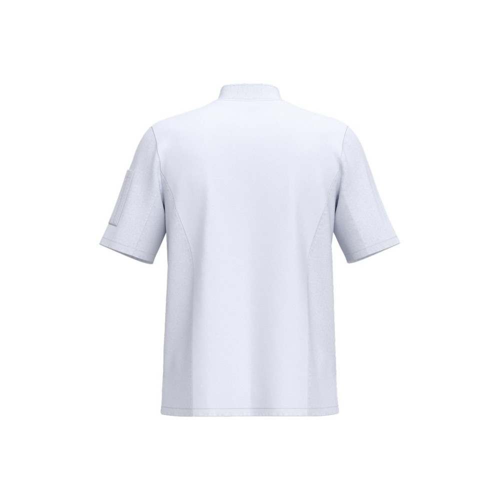 Veste de cuisine écoresponsable et respirante manches courtes unisexe 