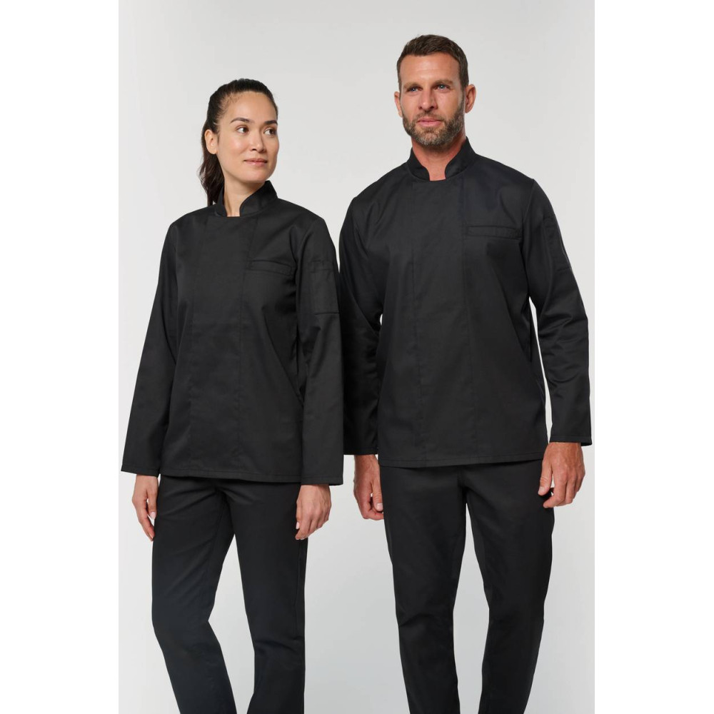 Veste de cuisine écoresponsable manches longues unisexe 