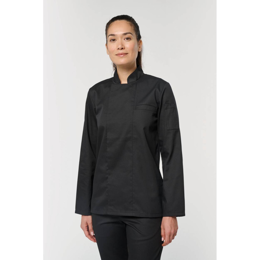 Veste de cuisine écoresponsable manches longues unisexe 