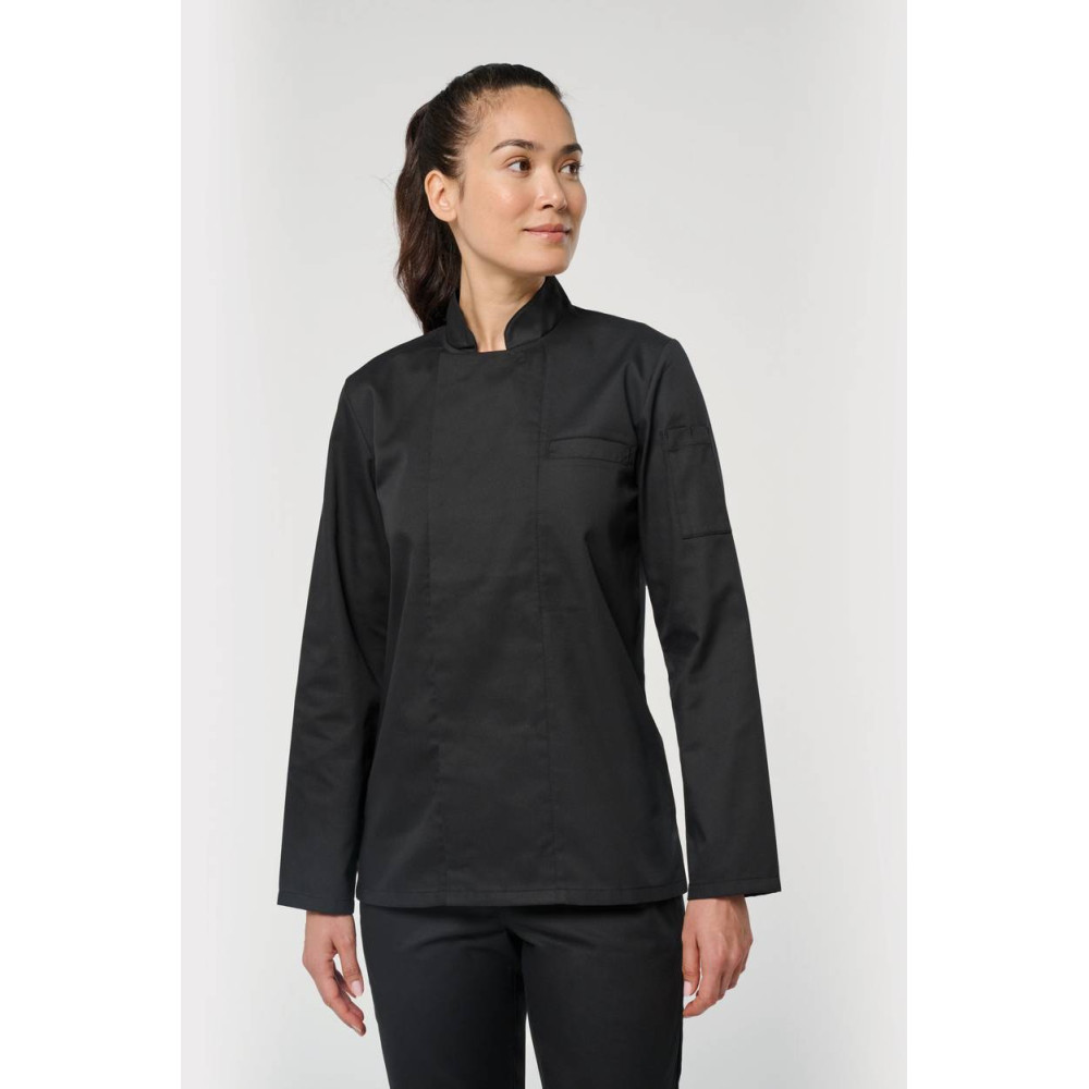 Veste de cuisine écoresponsable manches longues unisexe 