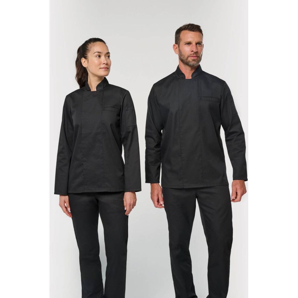 Veste de cuisine écoresponsable manches longues unisexe 