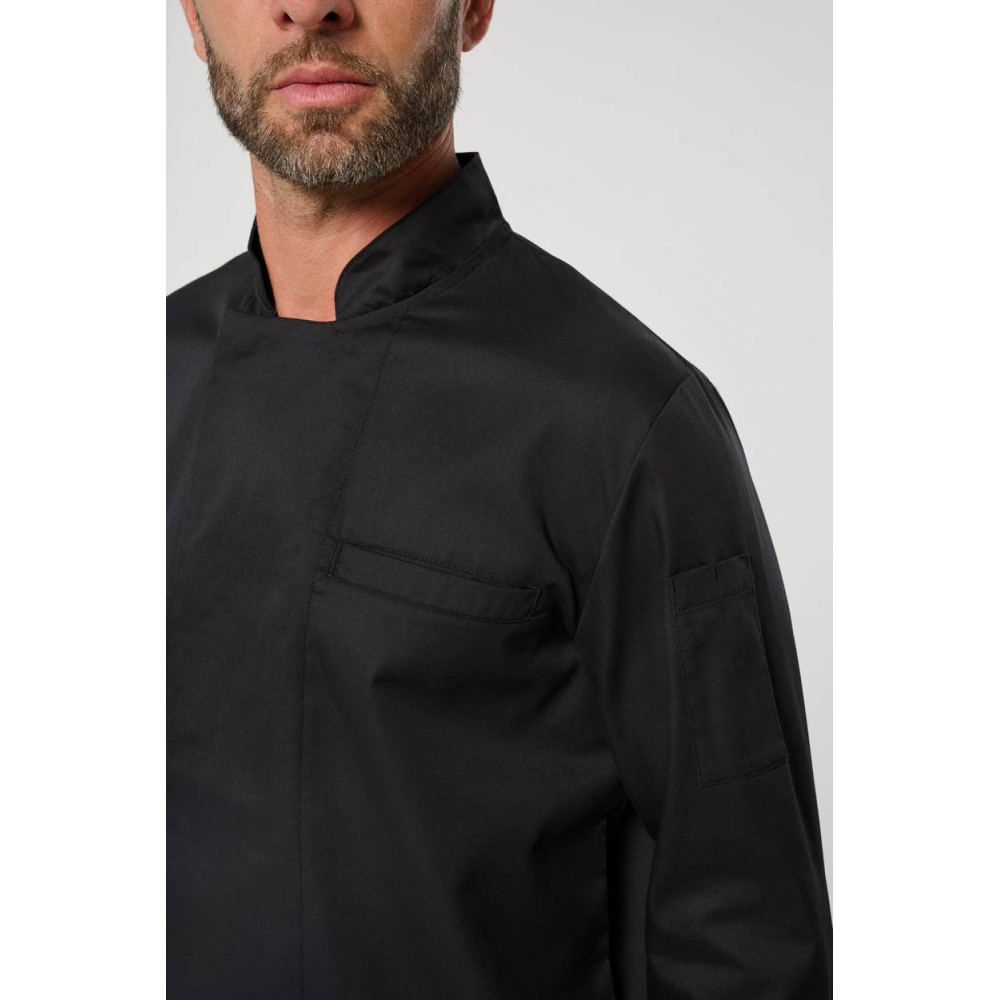 Veste de cuisine écoresponsable manches longues unisexe 