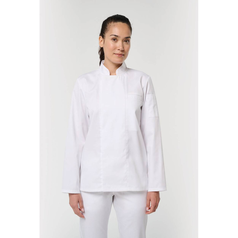Veste de cuisine écoresponsable et respirante manches longues unisexe
