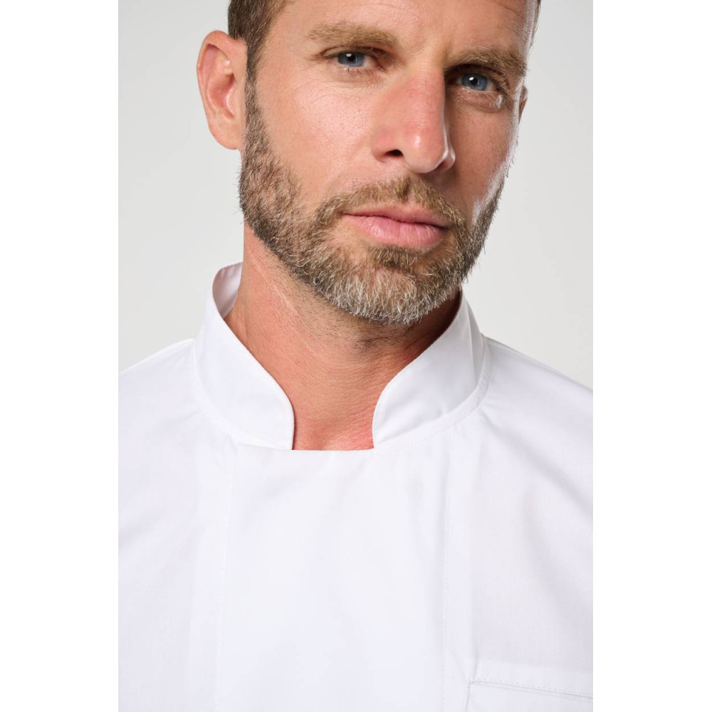 Veste de cuisine écoresponsable et respirante manches longues unisexe