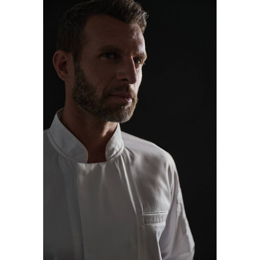 Veste de cuisine écoresponsable et respirante manches longues unisexe