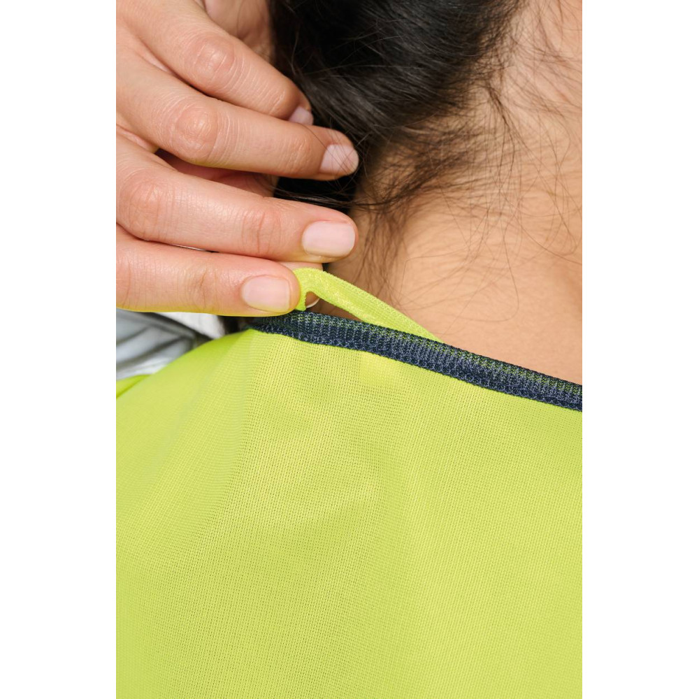 Gilet de sécurité haute visibilité recyclé avec zip unisexe