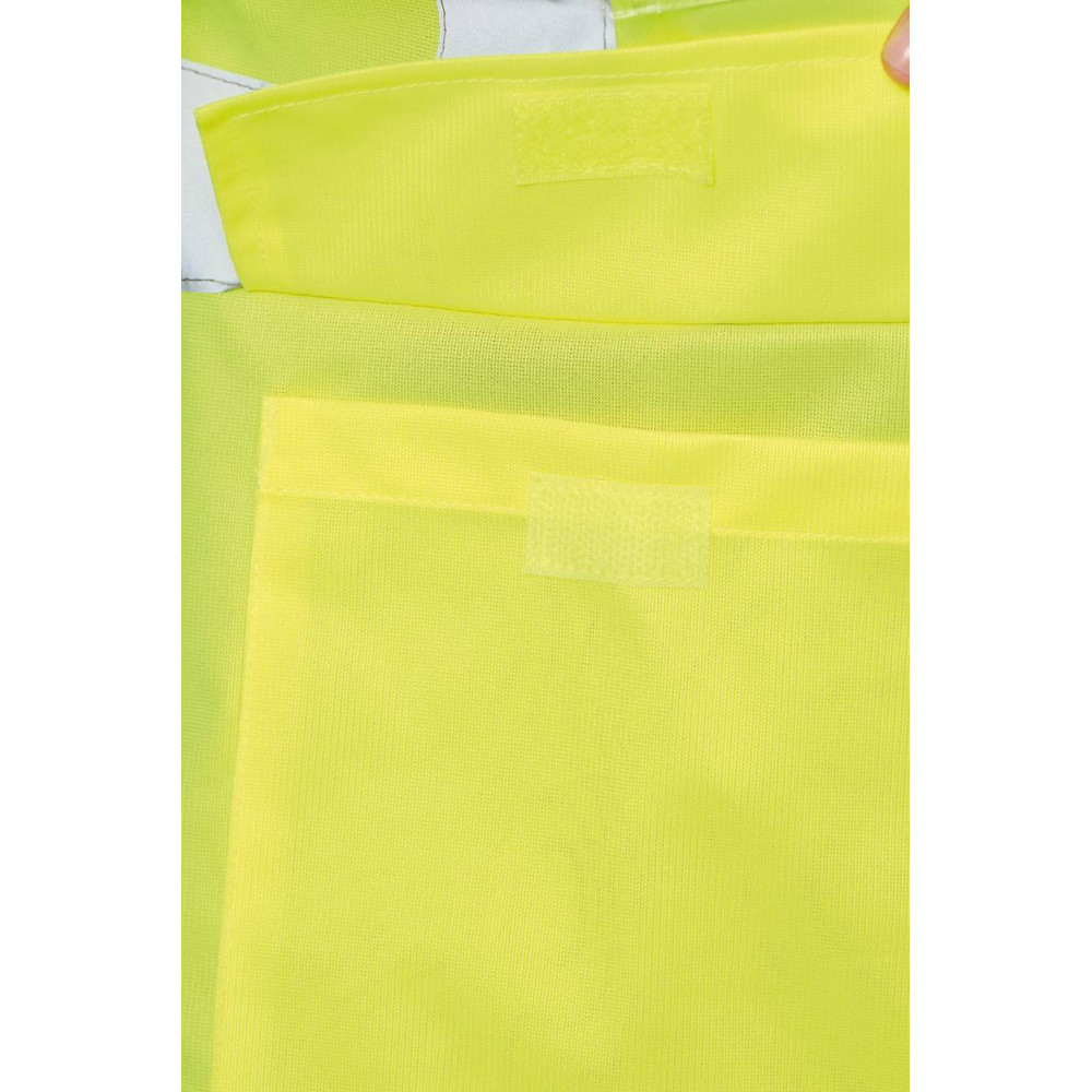 Gilet de sécurité haute visibilité recyclé avec zip unisexe